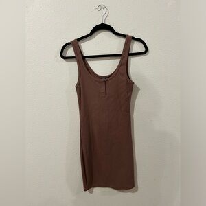 Zara Chocolate Brown Mini Dress